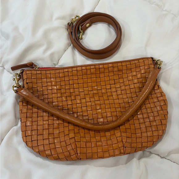 Clare V Petit Moyen Natural Woven Checker - Picture 2 of 4